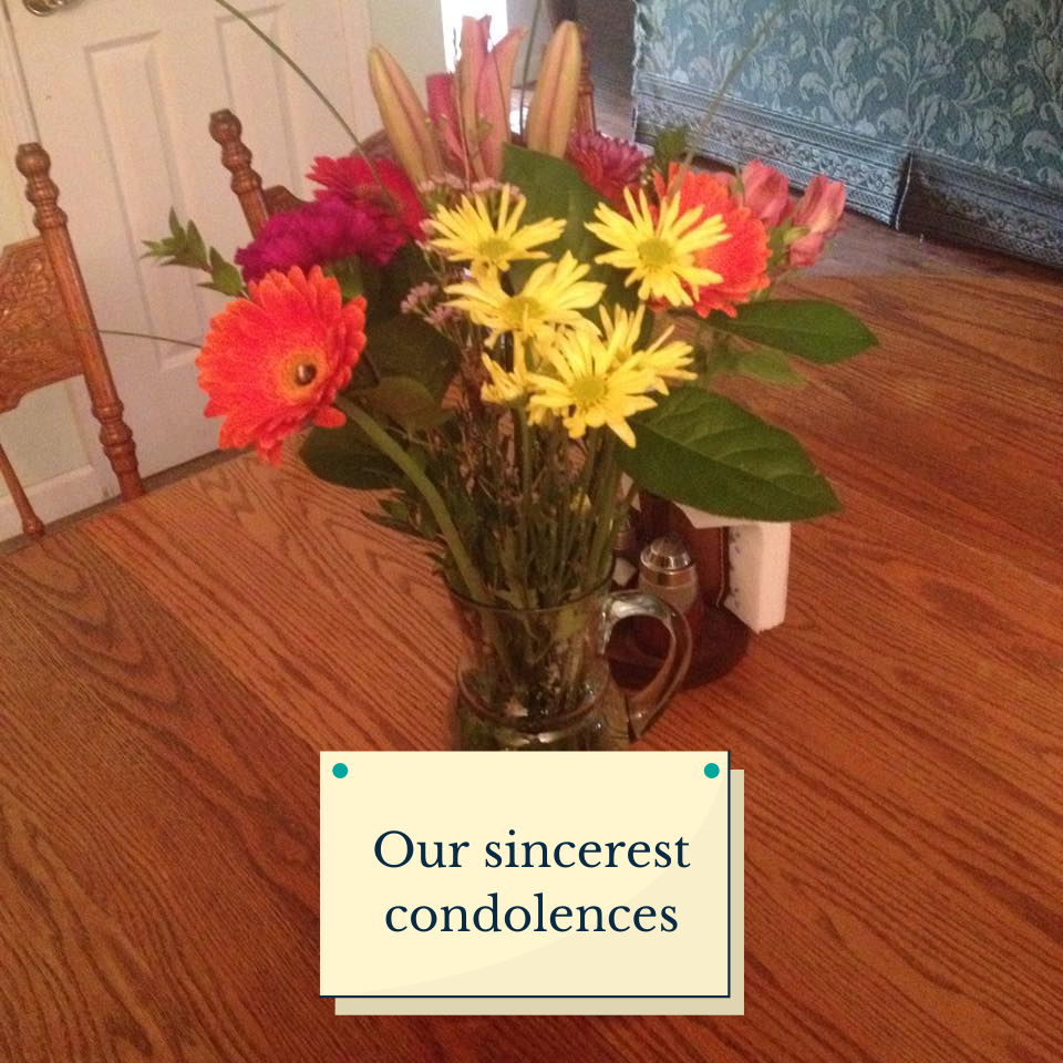 sympathy flowers