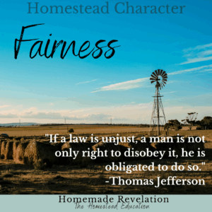 fairness character