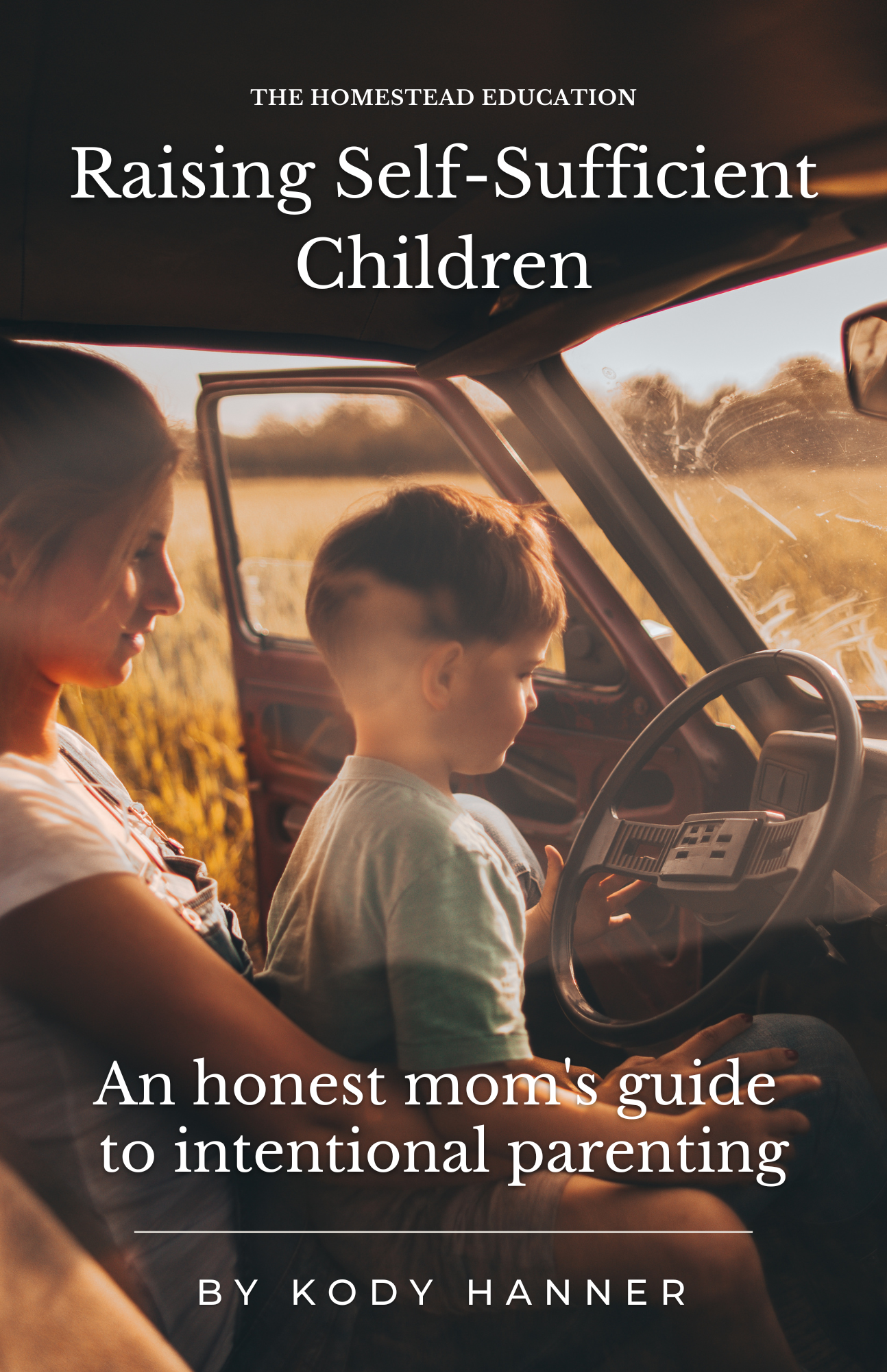 teen teaching child how to drive, self sufficient kids