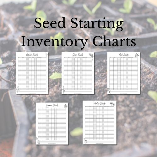seed starting inventory