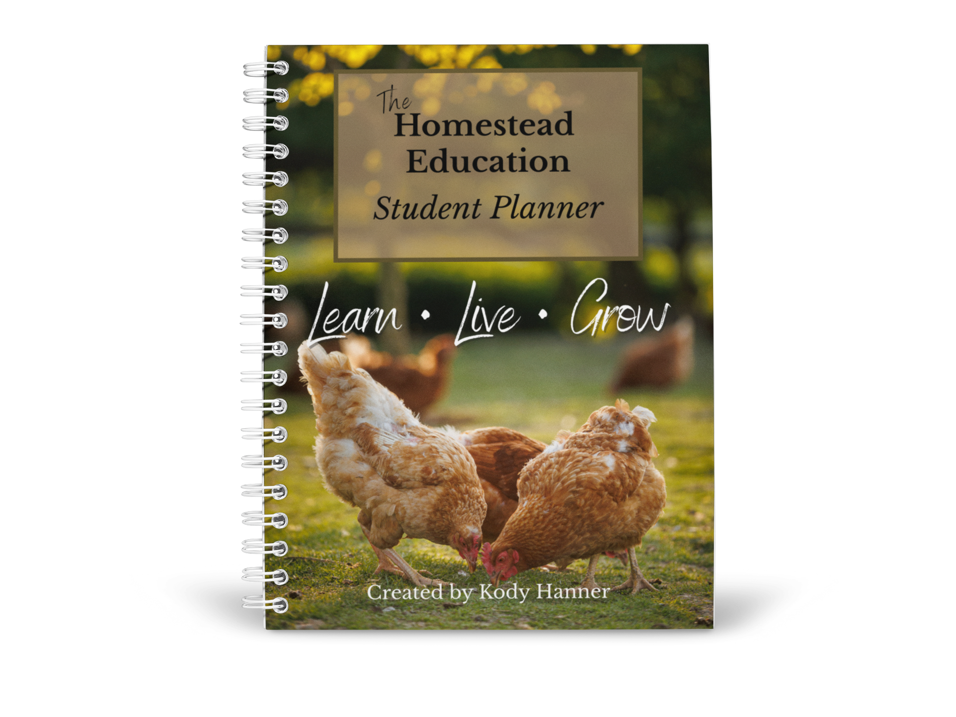 homestead student planner digital, barn