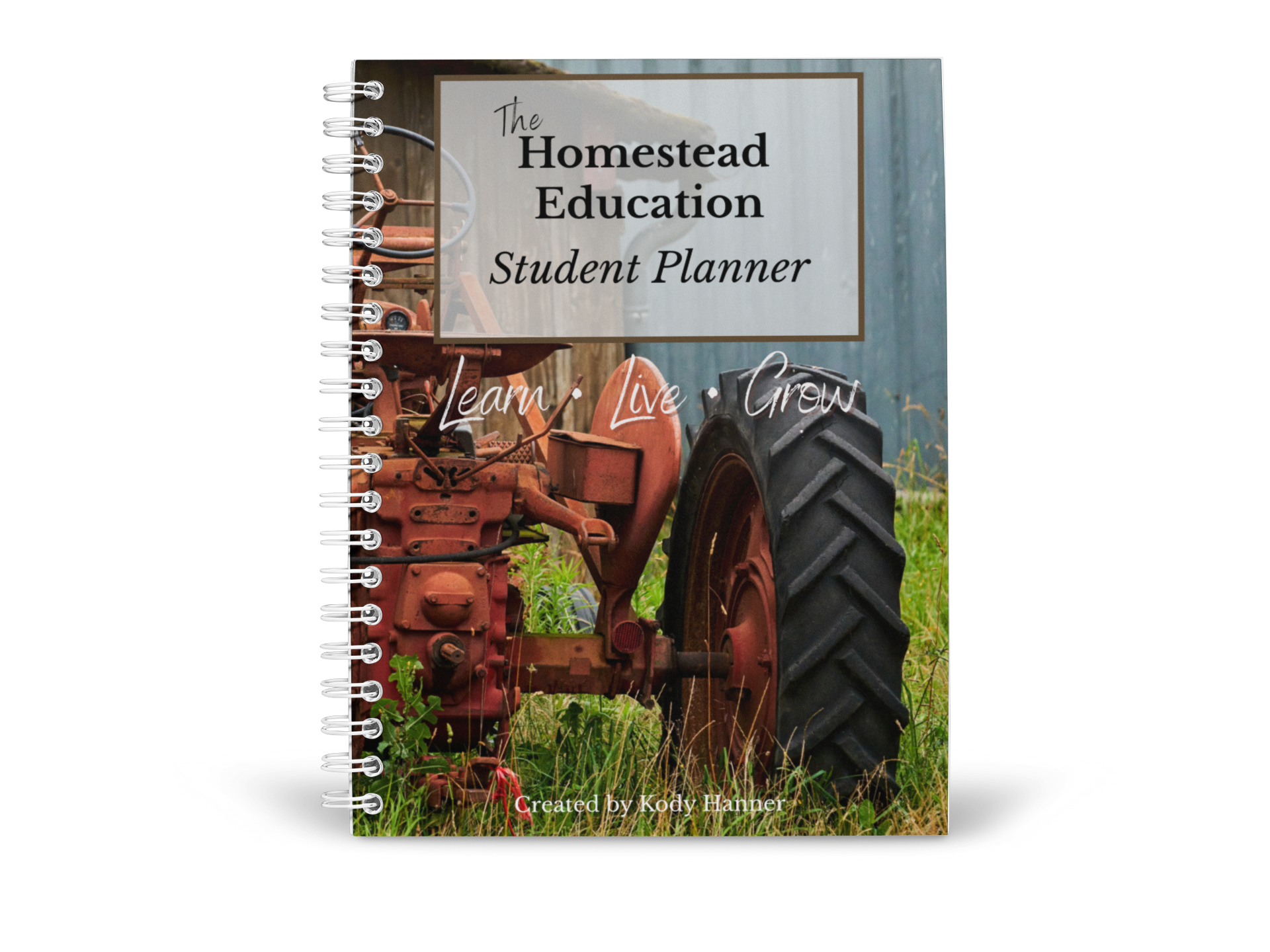 homestead student planner digital, barn