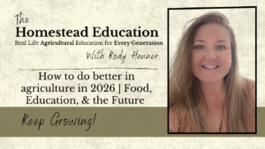 how to do better in agriculture in 2026 food, education, & the future