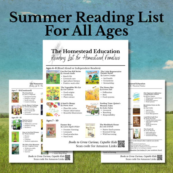 Homestead Summer Reading List