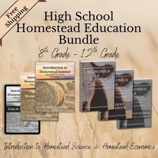 high school homestead education science & business bundle