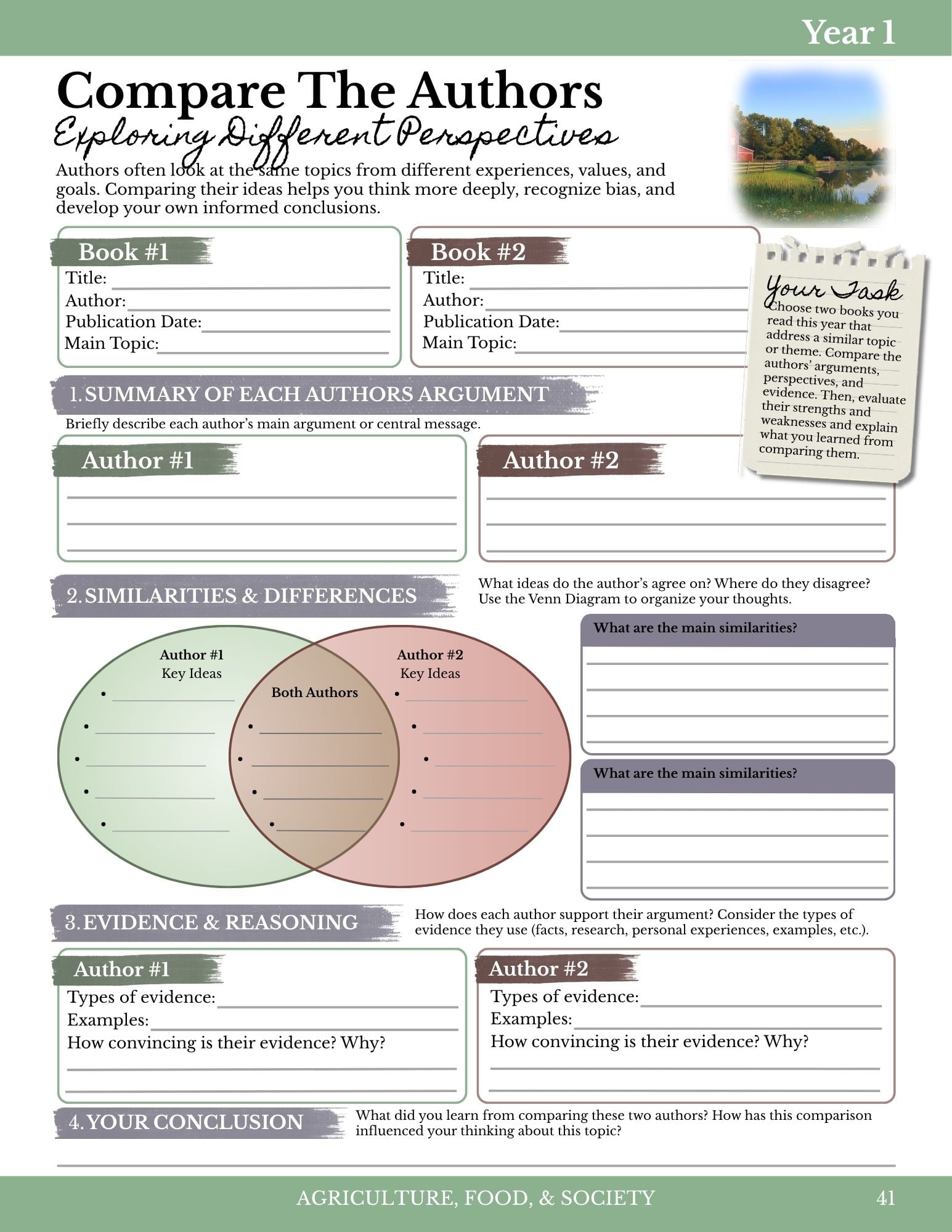 agriculture, food, & society high school humanities course guide